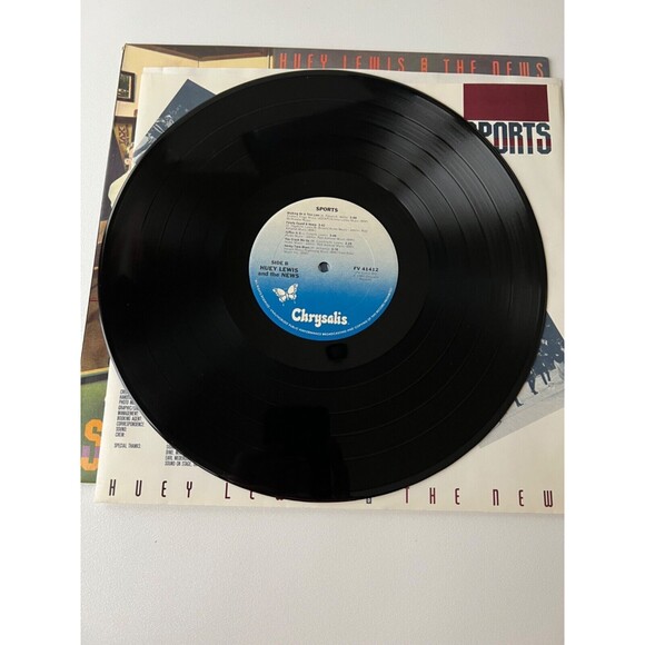 Huey Lewis And The News Sports 1983 LP Chrysalis FV 41412 VG+ Orig Inner Cleaned - Picture 8 of 9